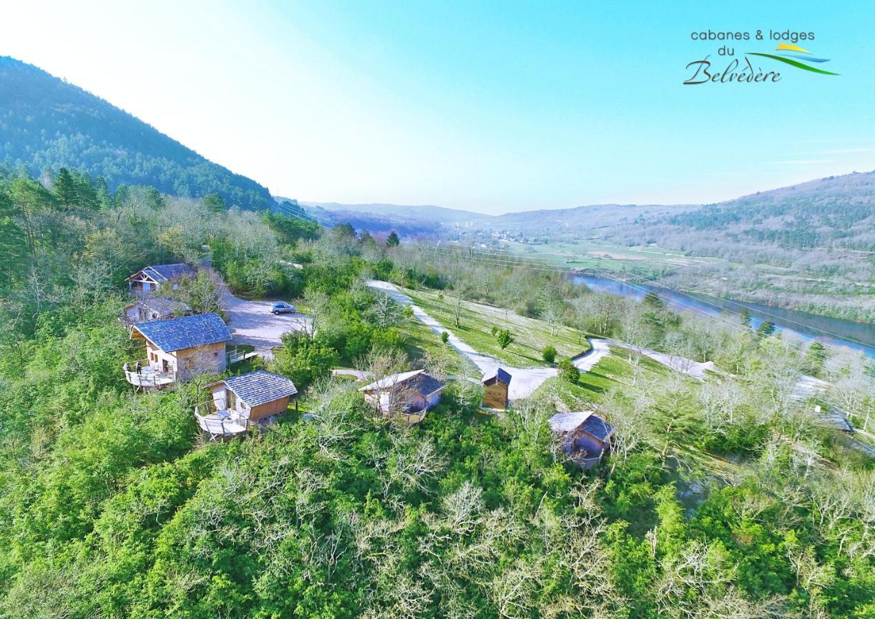 Cabanes Et Lodges Du Belvedere Serrieres-sur-Ain Экстерьер фото